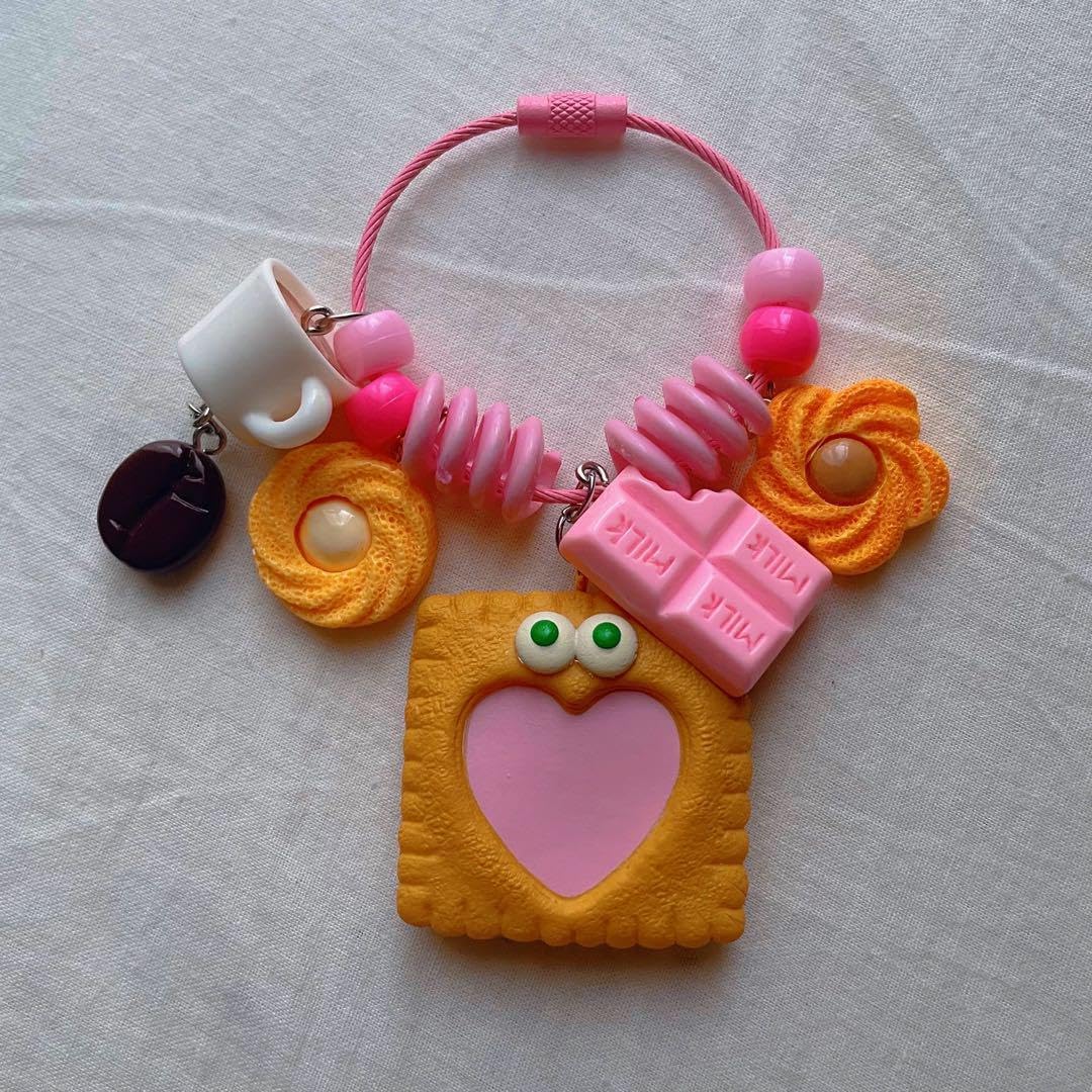 Lucky Cream Chocolate☆アイスキーホルダー☆スイーツデコ Lucky